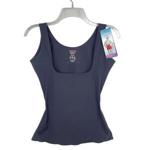 Assets Red Hot Label by Spanx Clever Controllers Open Bust Tank in Black Size 1X